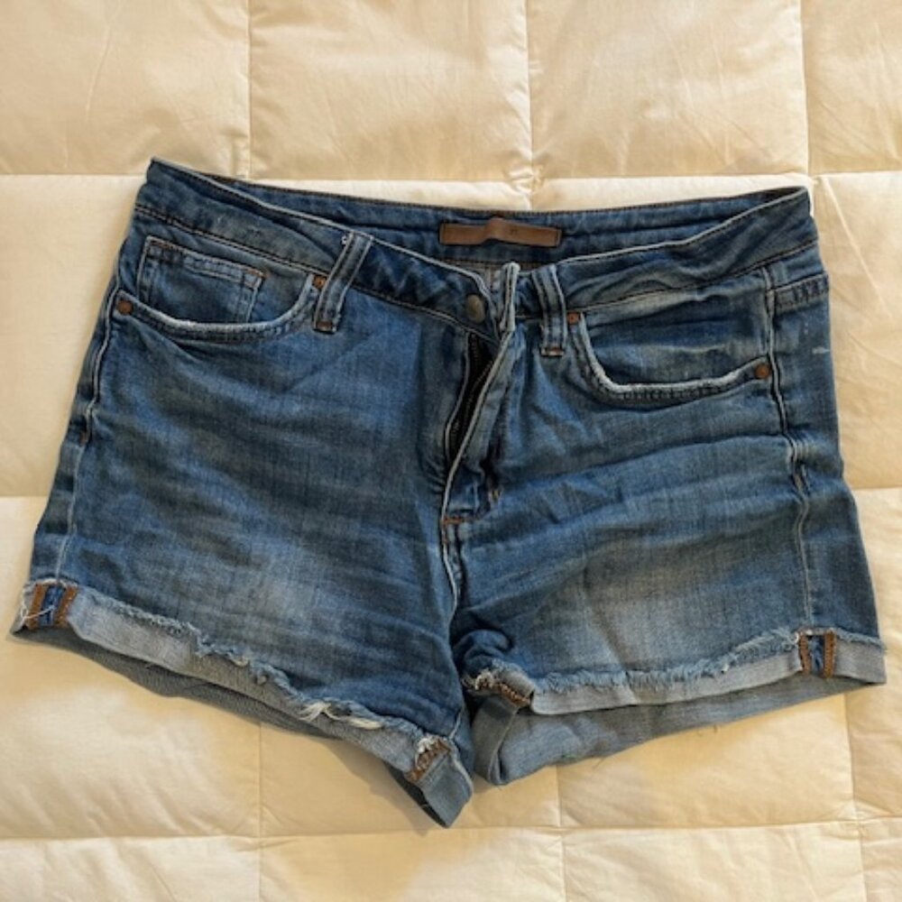 Women's Cuffed Jean Shorts, Size 30